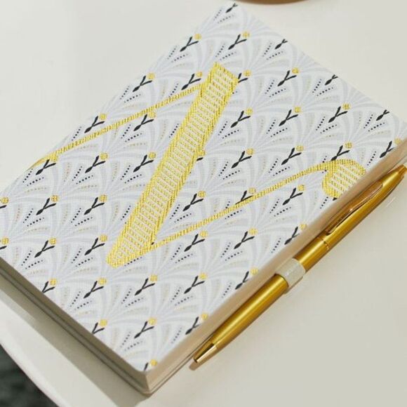 Anthropologie HOME N Initial Monogram Journal Notebook - Picture 2 of 8